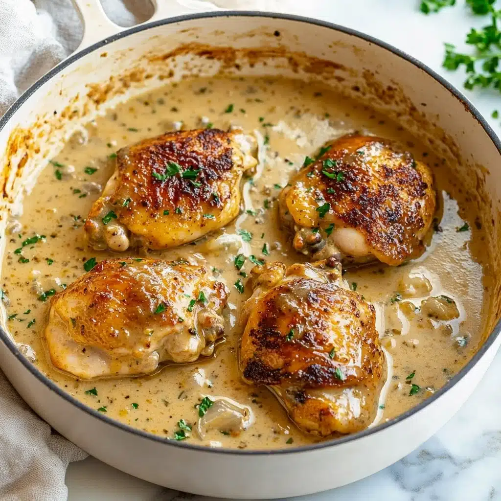 Creamy Garlic Chicken Recipe - Recipe Image
