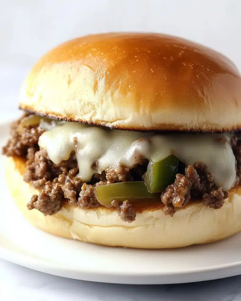 Cheesesteak Style Sloppy Joes Recipe