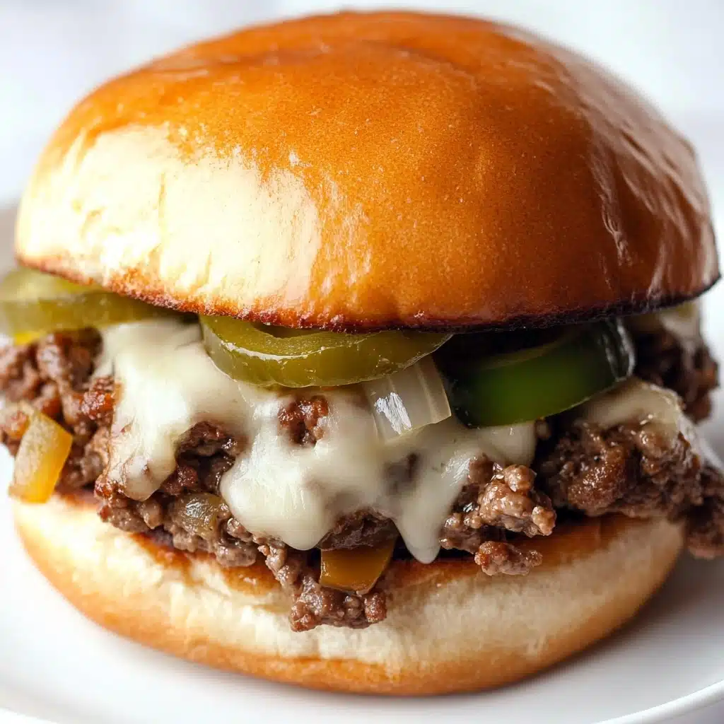 Cheesesteak Style Sloppy Joes Recipe - Recipe Image