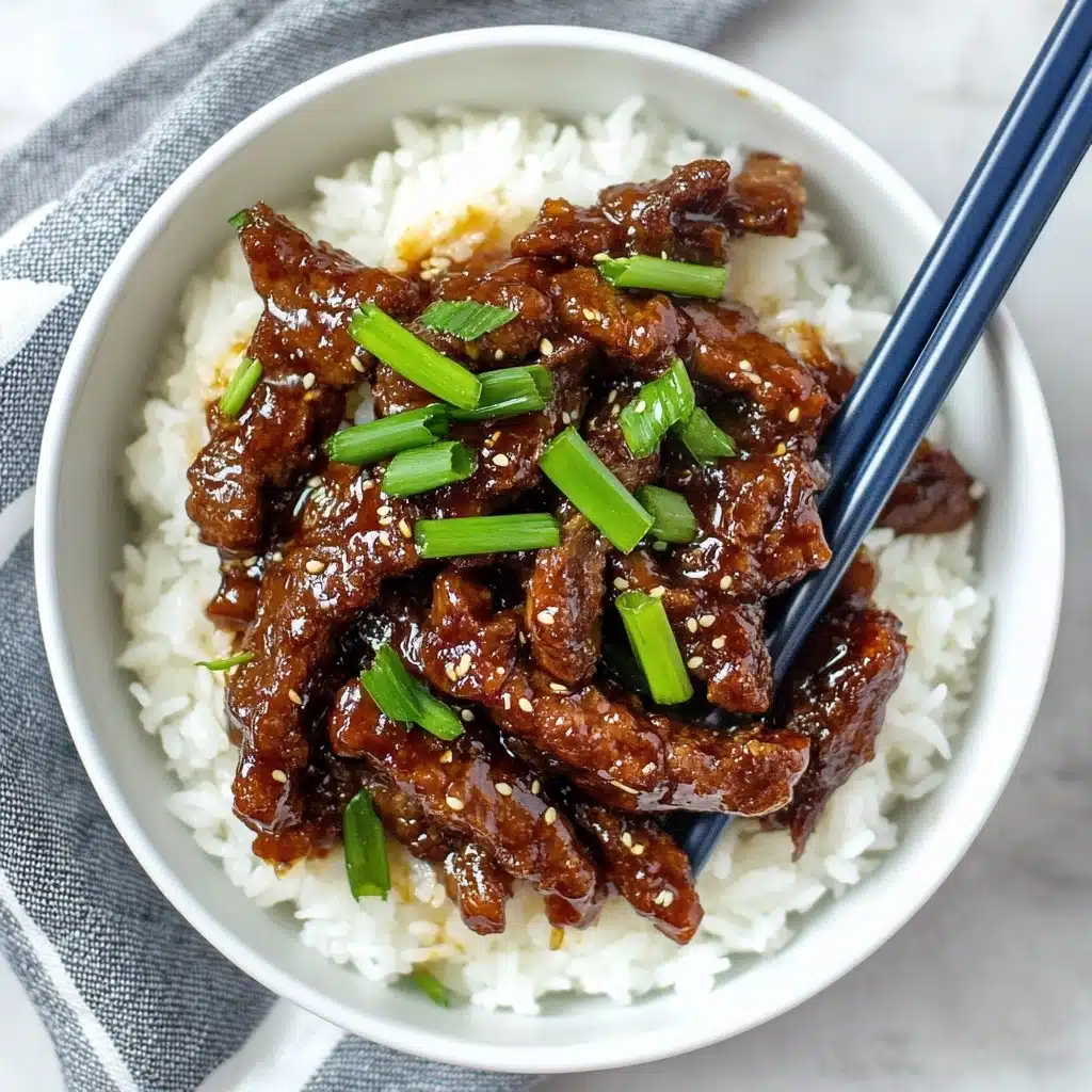 30-Minute Mongolian Beef Recipe - Recipe Image