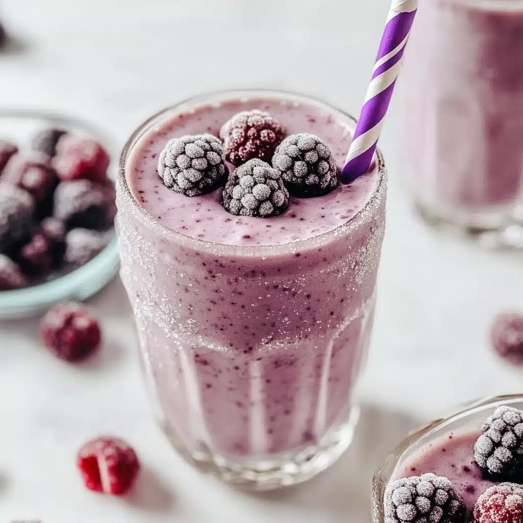 Mixed Berry Protein Power Smoothie Recipe - Recipe Image