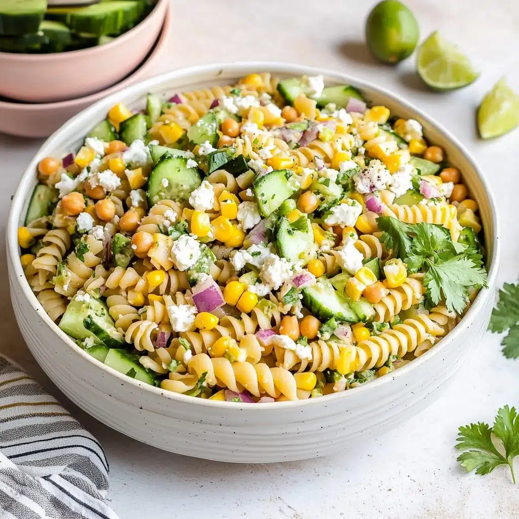 Cilantro Lime Pasta Salad Recipe - Recipe Image