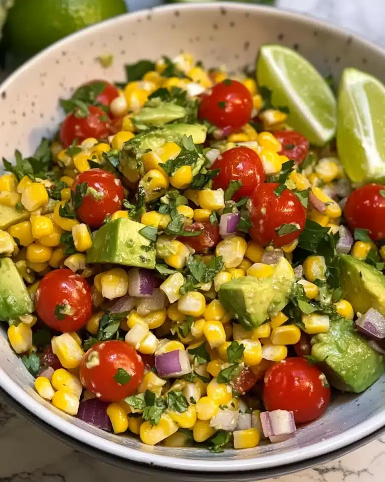 Summer Corn Salad with Avocado Recipe