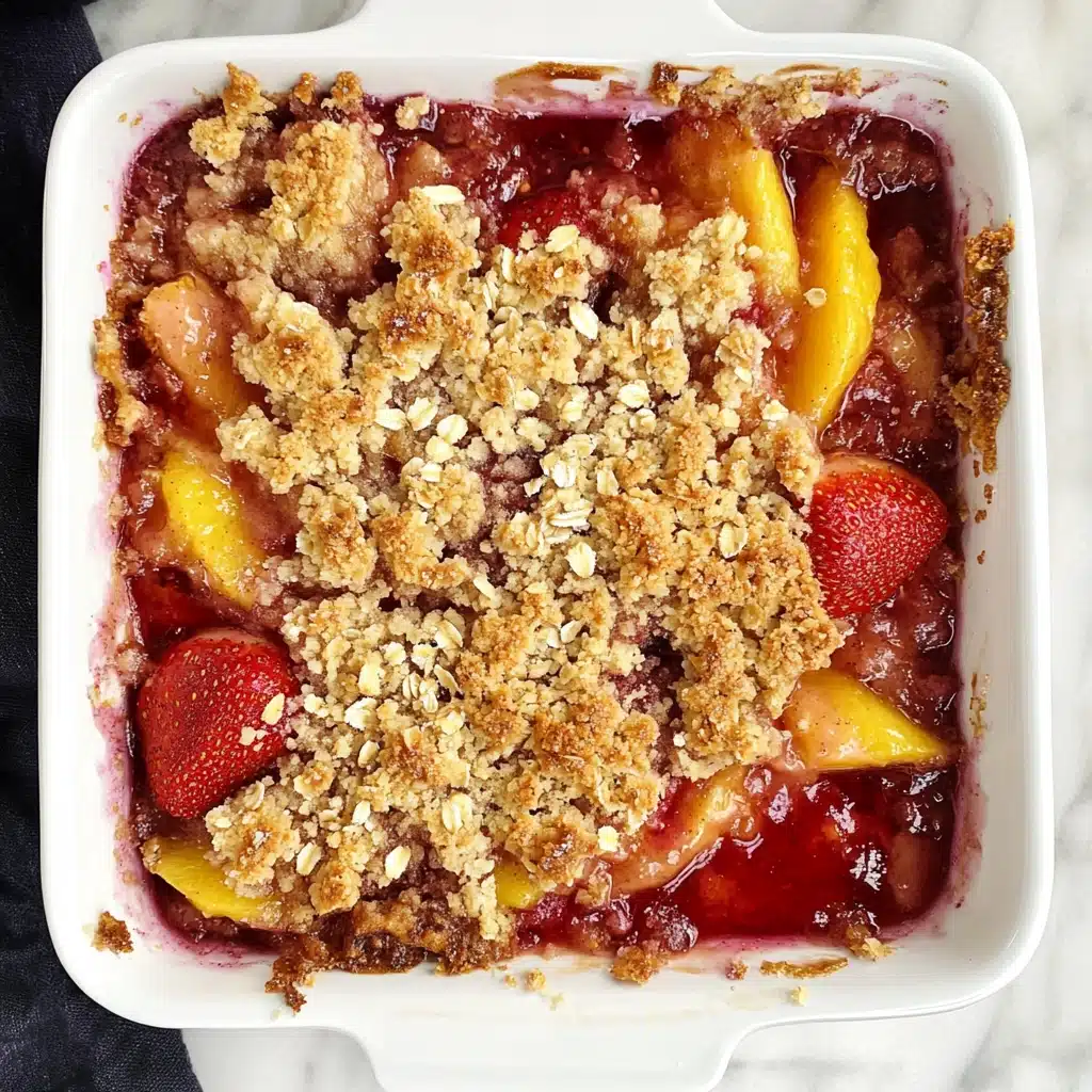 Strawberry Peach Crisp Recipe - Recipe Image