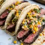 Grilled Elote Steak Tacos Recipe