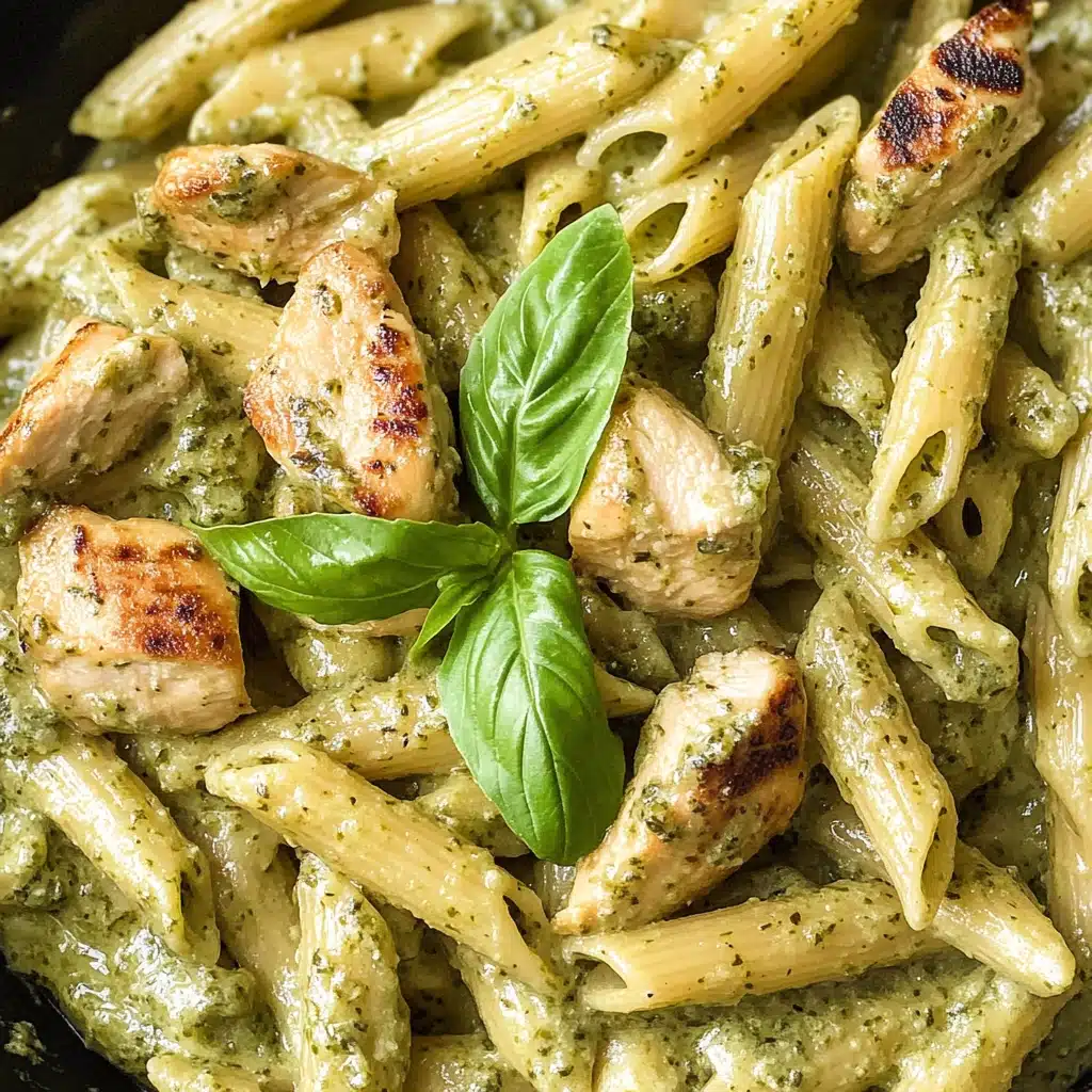 Creamy Chicken Pesto Pasta Recipe - Recipe Image