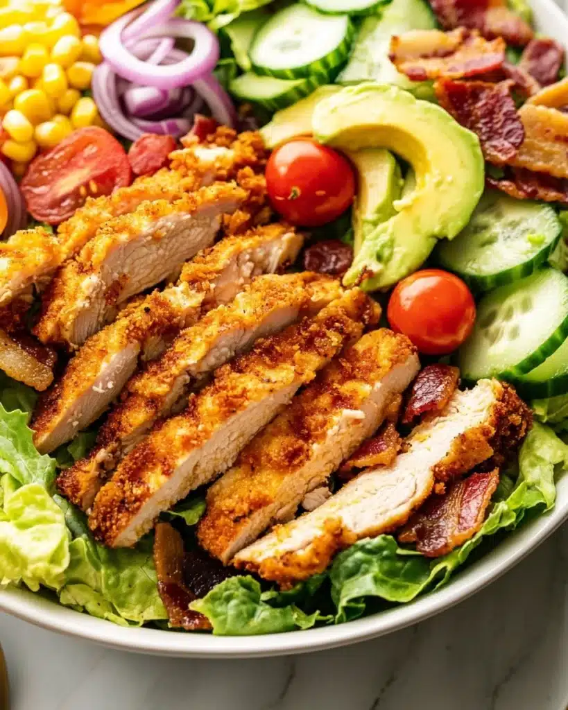 Honey Mustard Crispy Chicken Salad Recipe