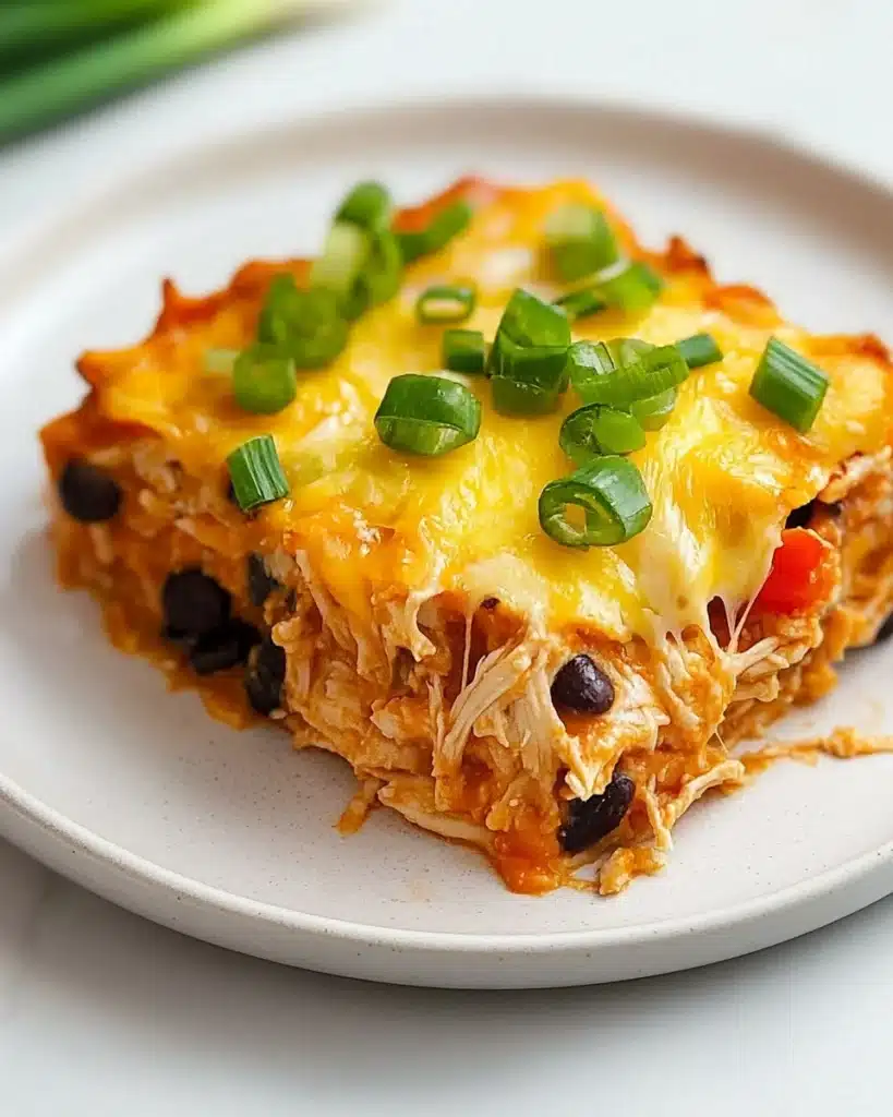 Healthy Chicken Taco Casserole Recipe