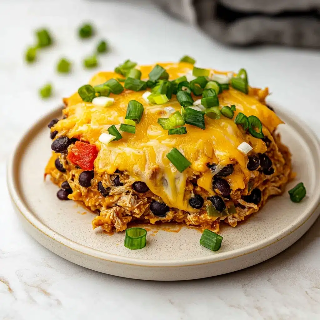 Healthy Chicken Taco Casserole Recipe - Recipe Image