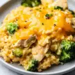 Cheesy Broccoli Chicken and Rice Casserole Recipe