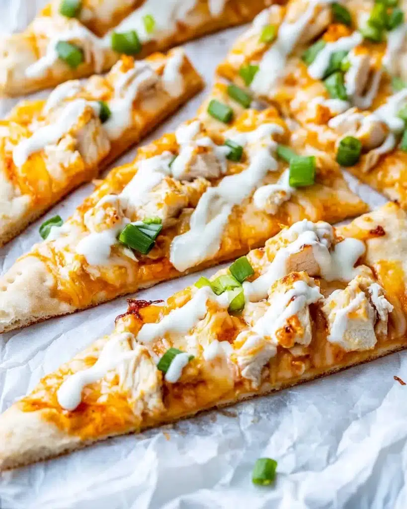 Buffalo Chicken Flatbread Recipe