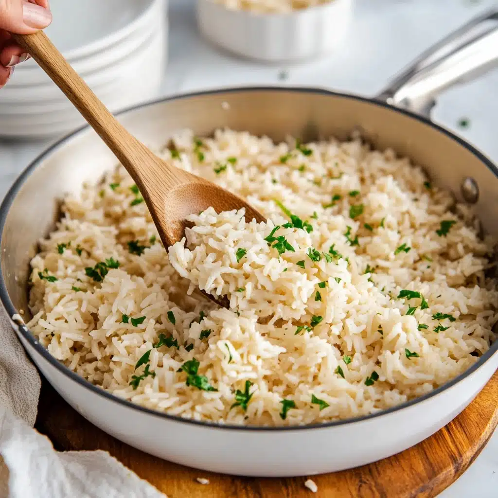Garlic Parmesan Rice Recipe - Recipe Image