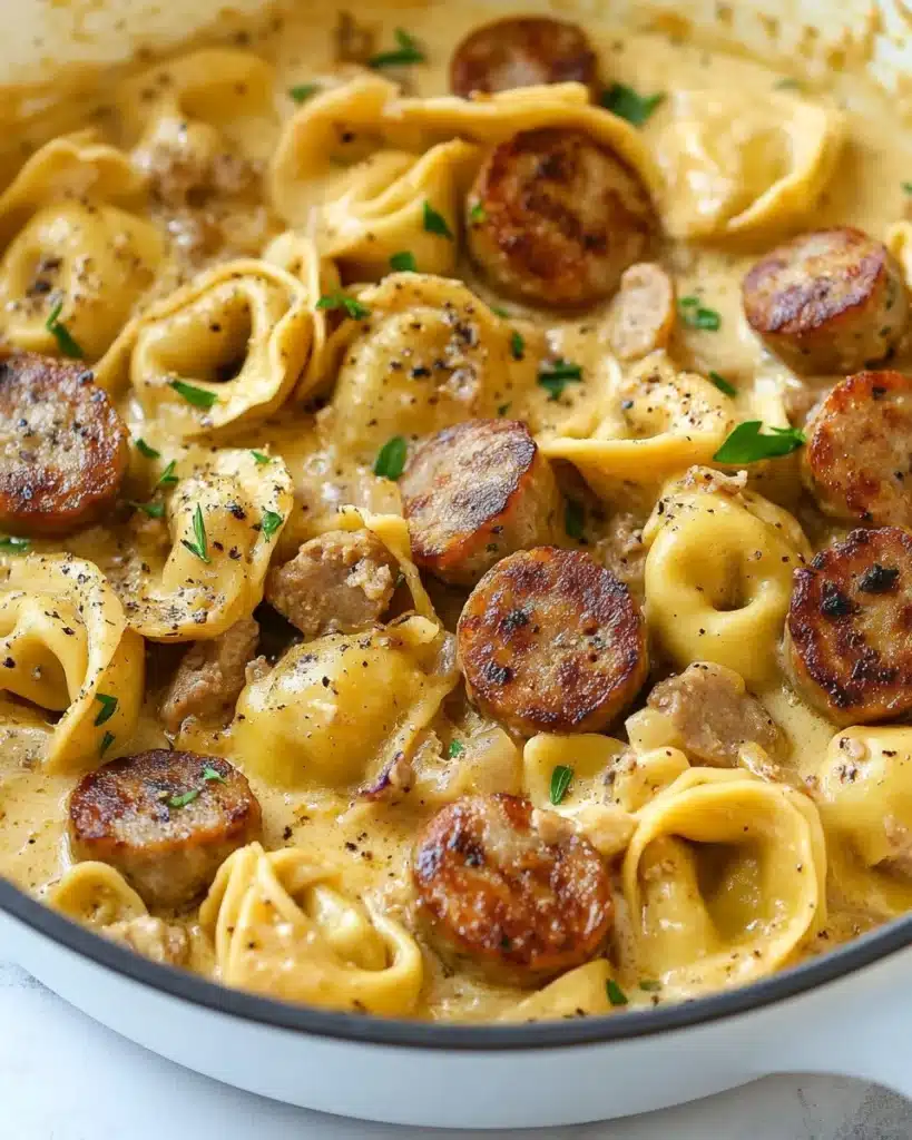 Sausage Tortellini Alfredo Recipe