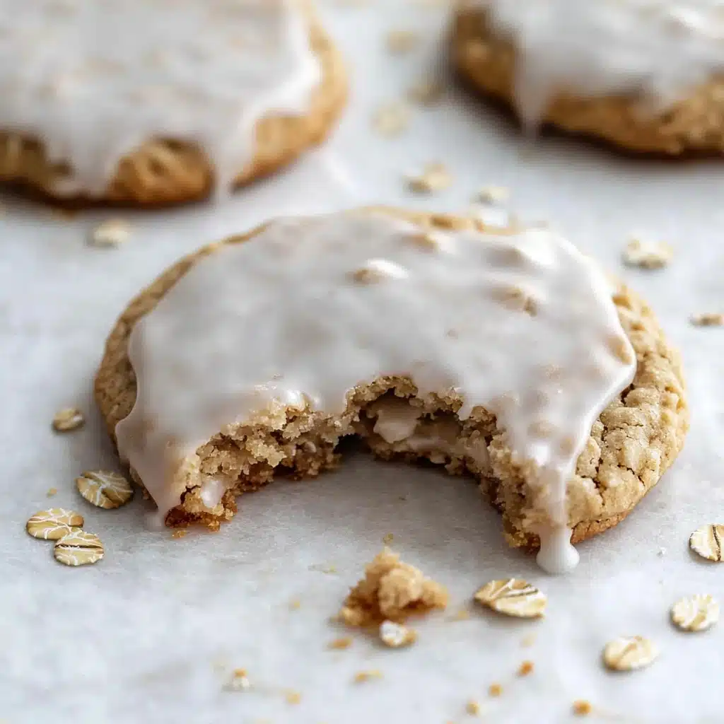 Iced Oatmeal Cookies Recipe - Recipe Image