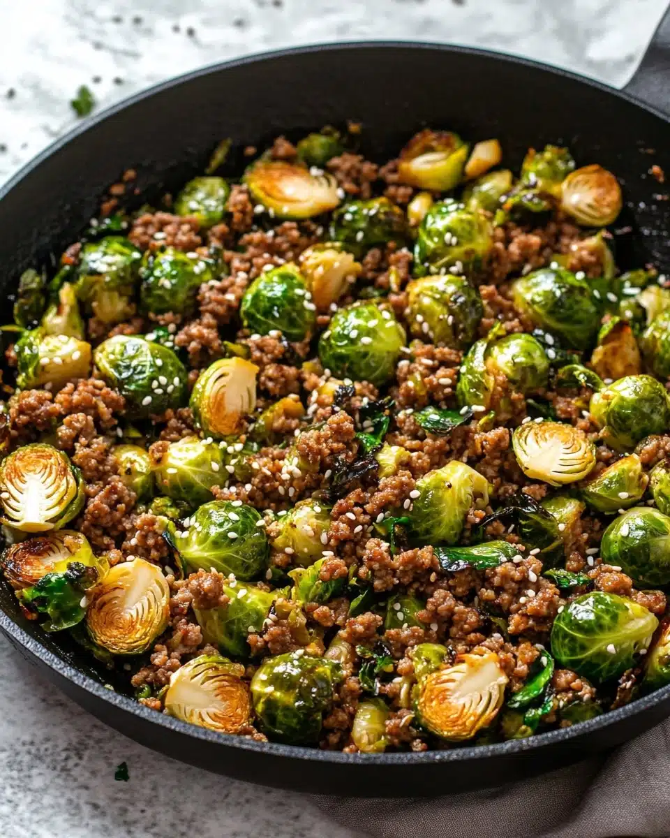 Beef and Brussels Sprouts Stir-Fry Recipe