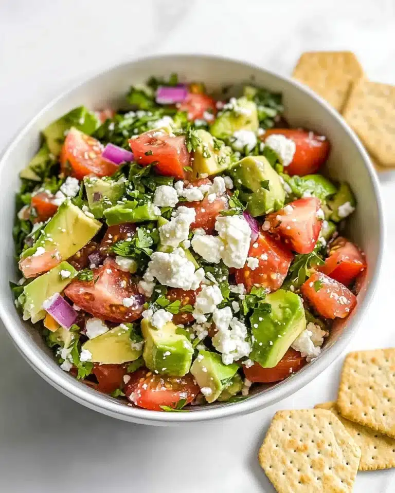 Seriously Addicting Avocado Feta Dip Recipe