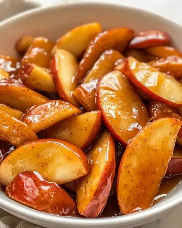 Air Fryer Cinnamon Sugar Apples Recipe