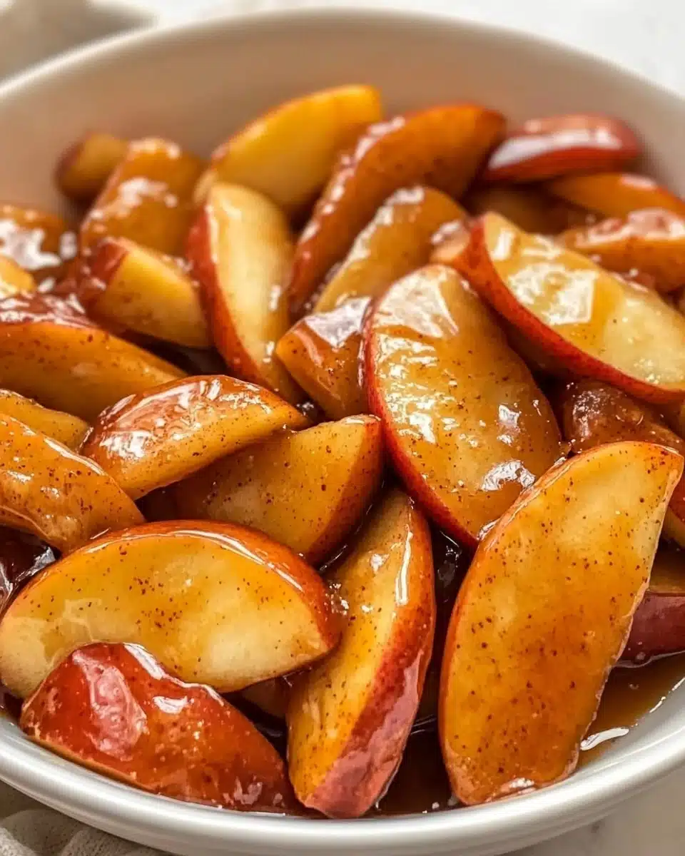 Air Fryer Cinnamon Sugar Apples Recipe