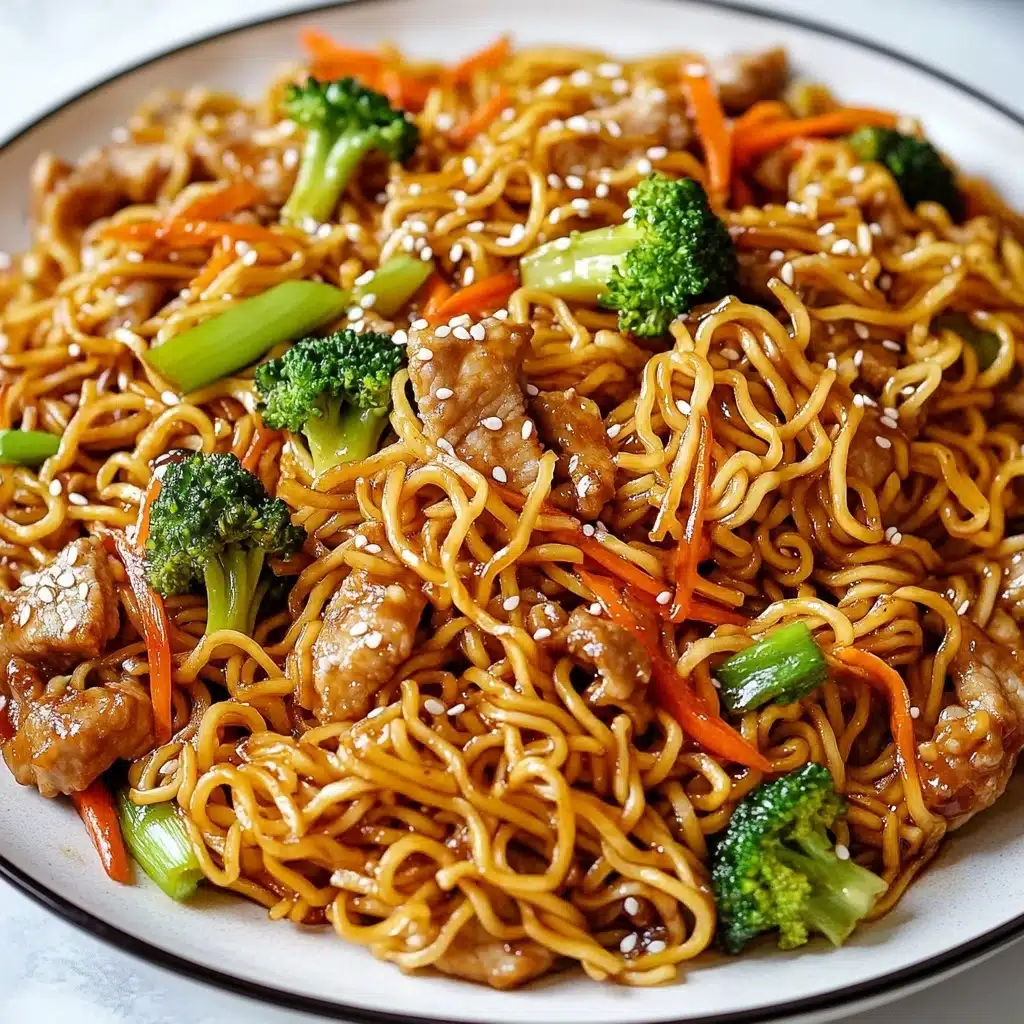 Spicy Chicken Ramen Stir Fry Recipe - Recipe Image