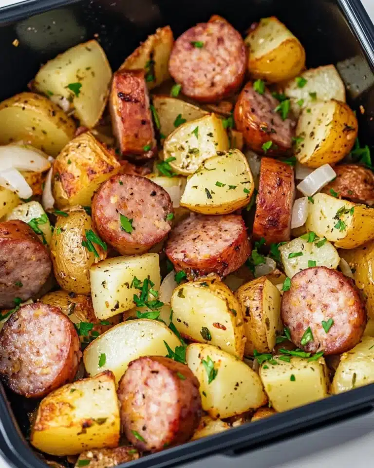 Air Fryer Potatoes and Sausage Recipe