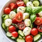 Cucumber Caprese Salad Recipe