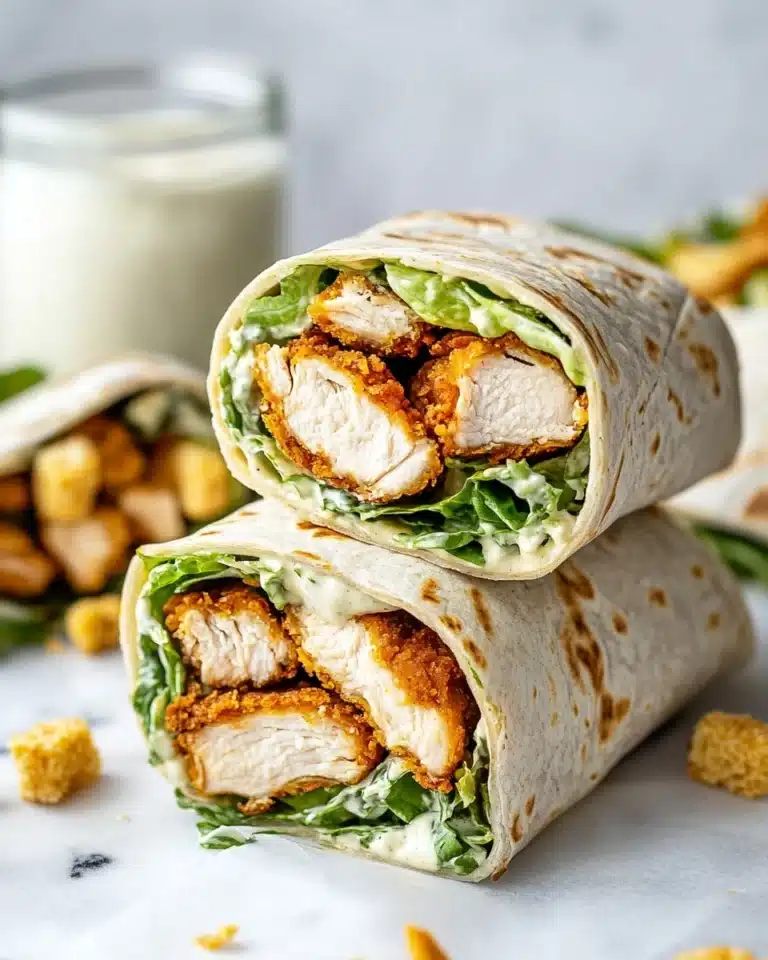 Chicken Caesar Wraps Recipe