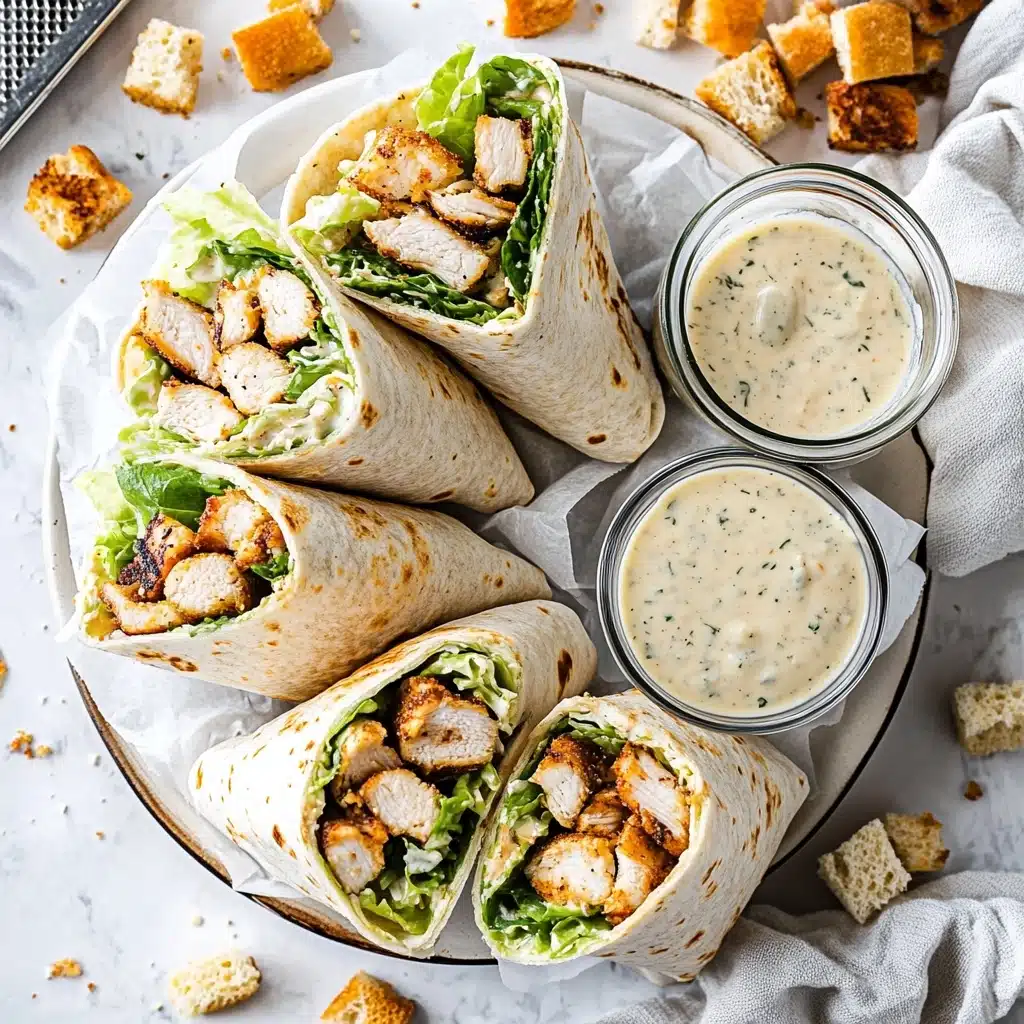 Chicken Caesar Wraps Recipe - Recipe Image