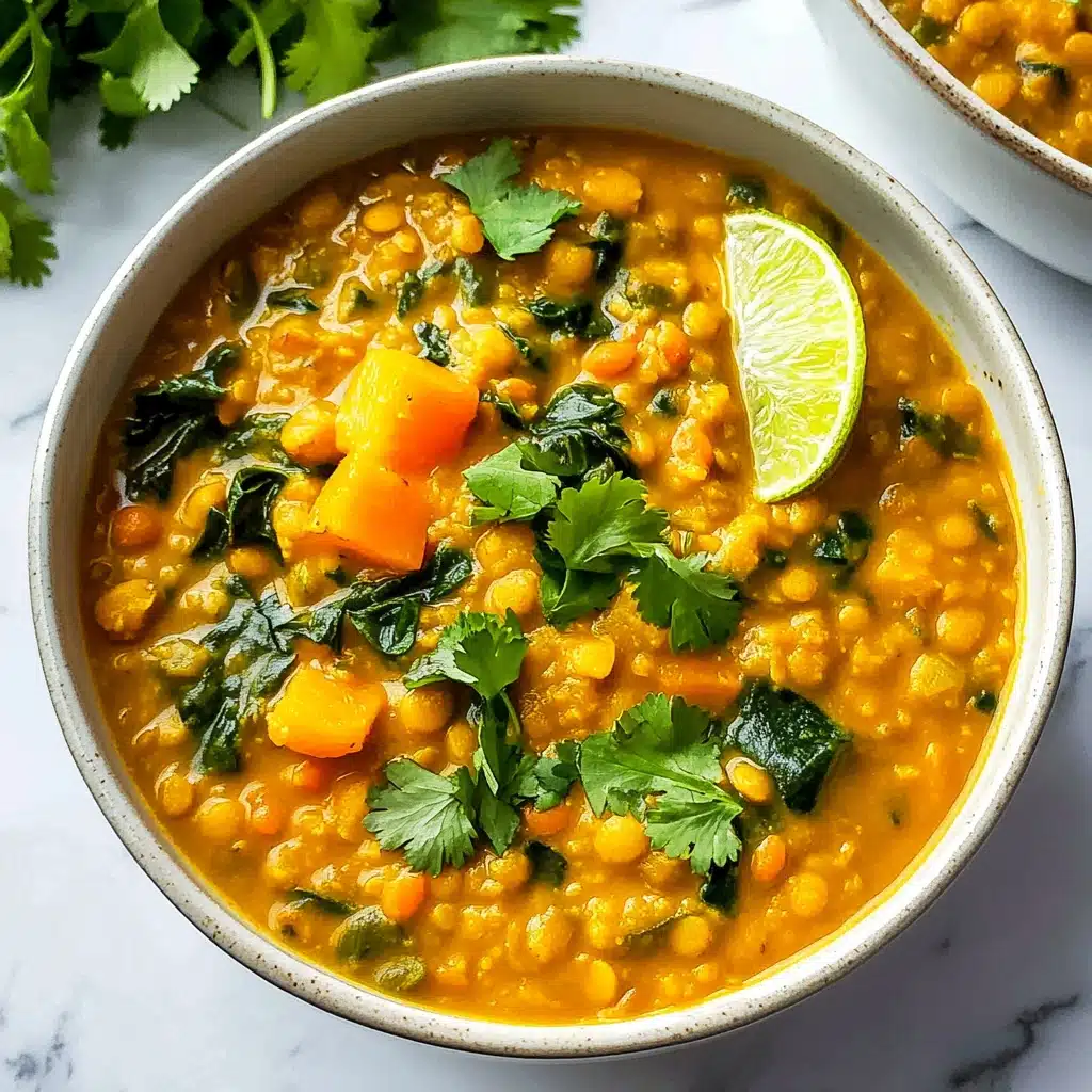 Slow Cooker Golden Lentil Soup Recipe - Recipe Image