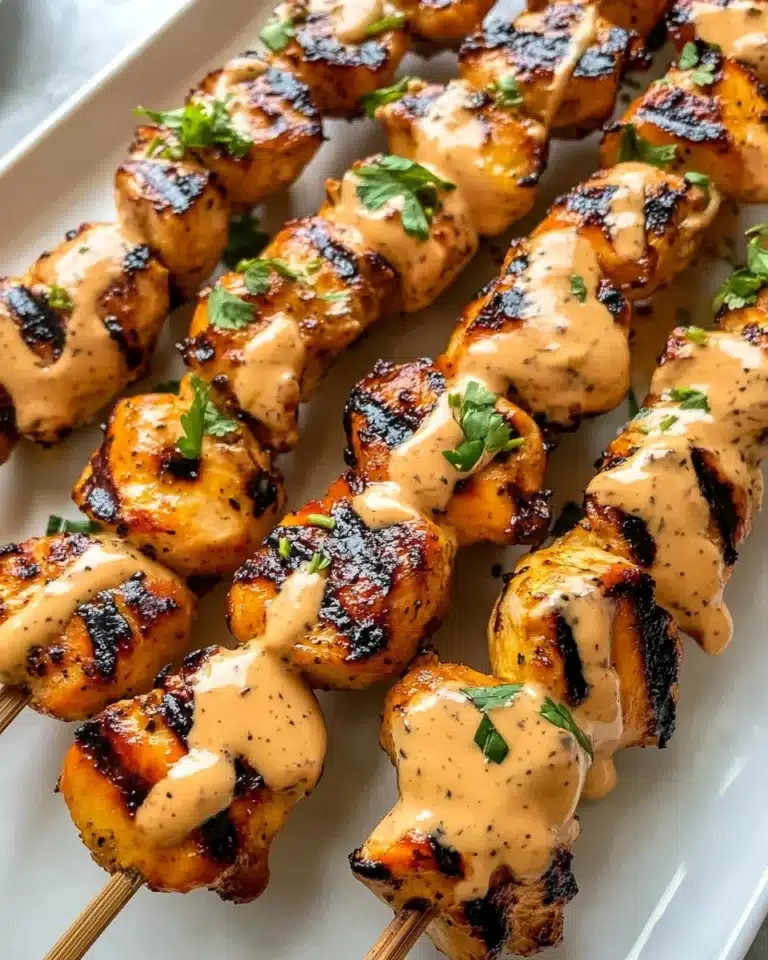 Bang Bang Chicken Skewers Recipe