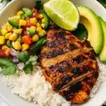 Summer Chicken with Corn Avocado Salsa Recipe