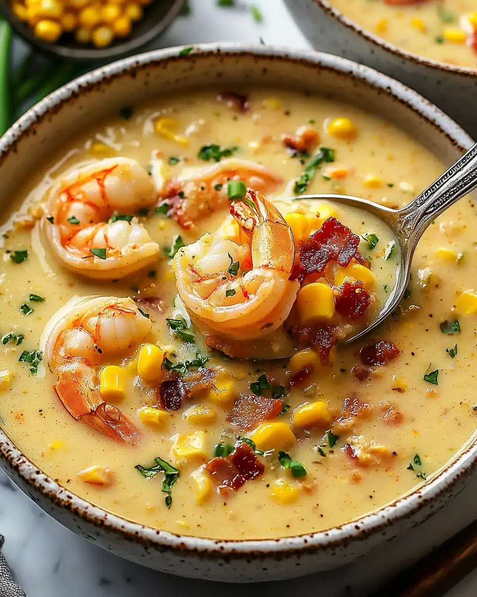 Louisiana Shrimp and Corn Bisque Recipe