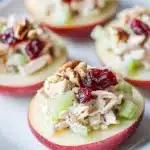 Cranberry Chicken Salad on Apple Slices Recipe
