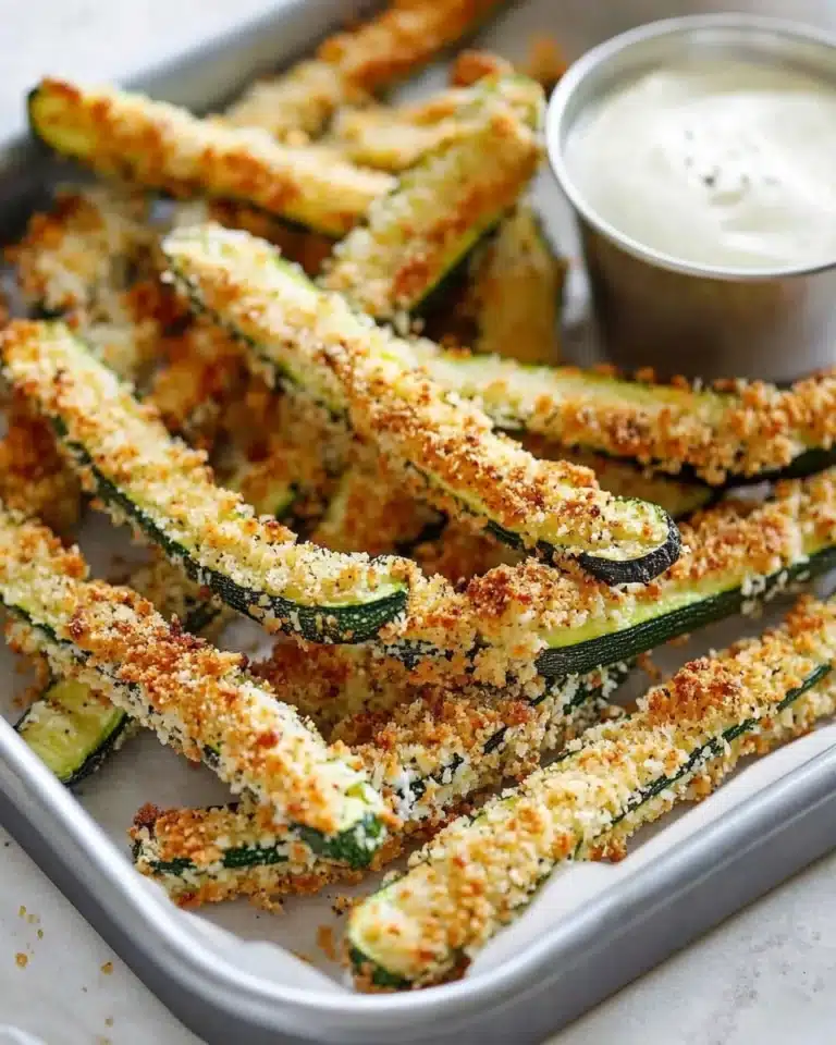 Parmesan Zucchini Fries Recipe