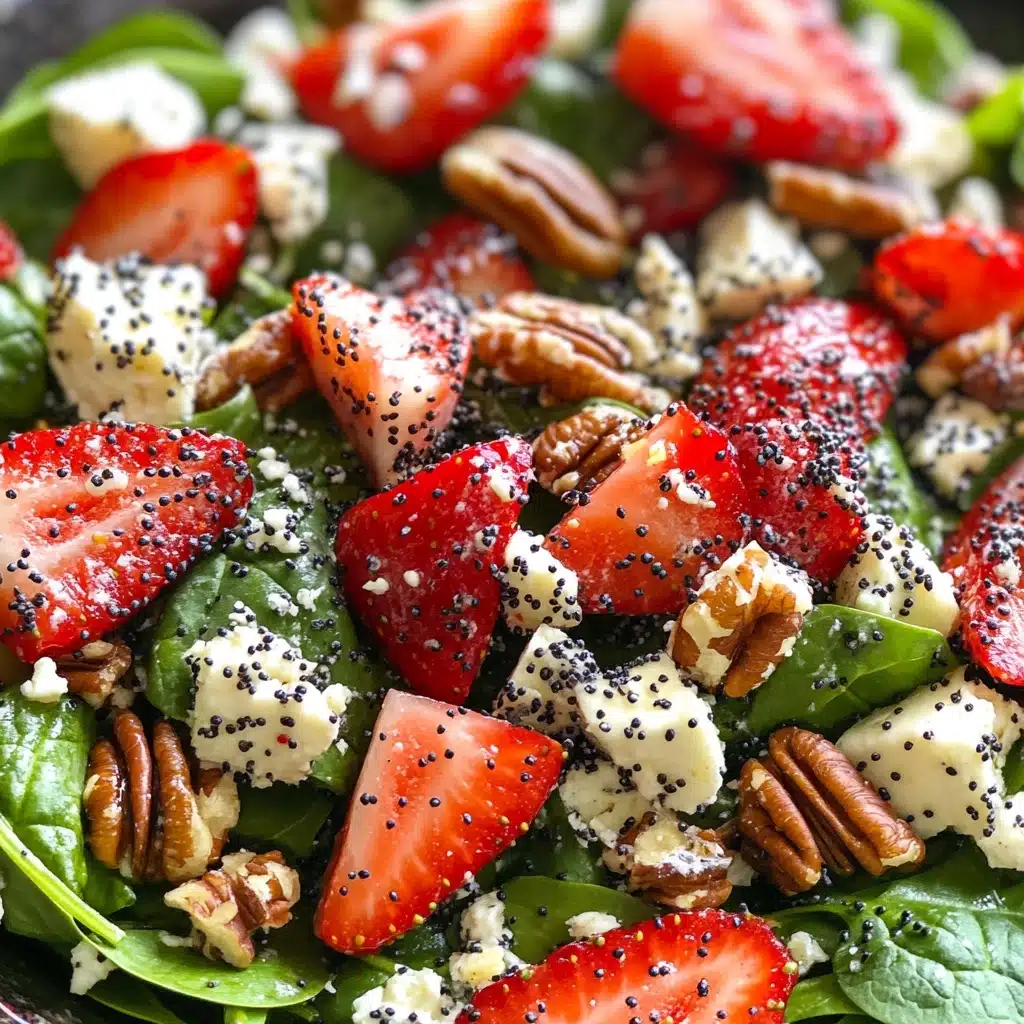 Strawberry Spinach Salad with Poppy Seed Recipe - Recipe Image