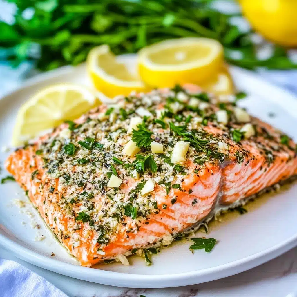 Grilled Salmon with Lemon and Herbs Recipe - Recipe Image