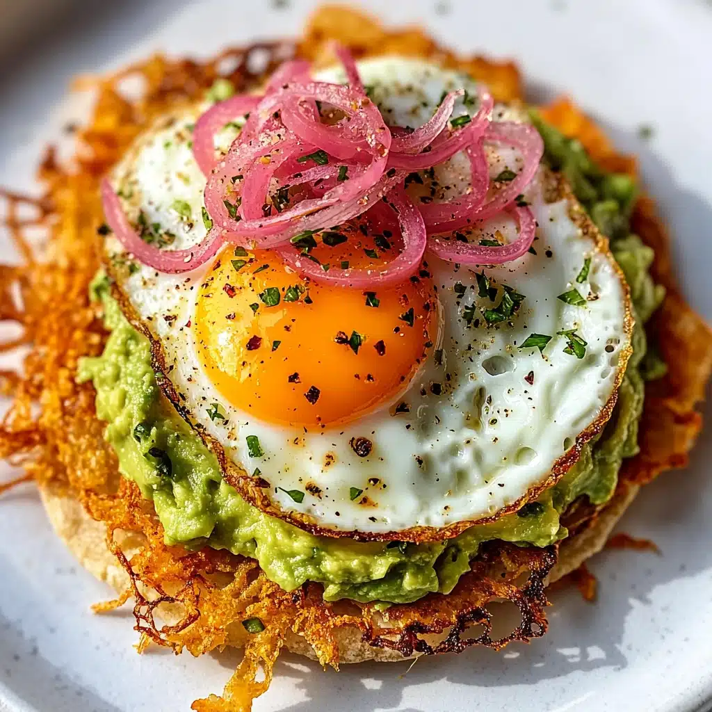 Crispy Feta Fried Eggs Recipe - Recipe Image