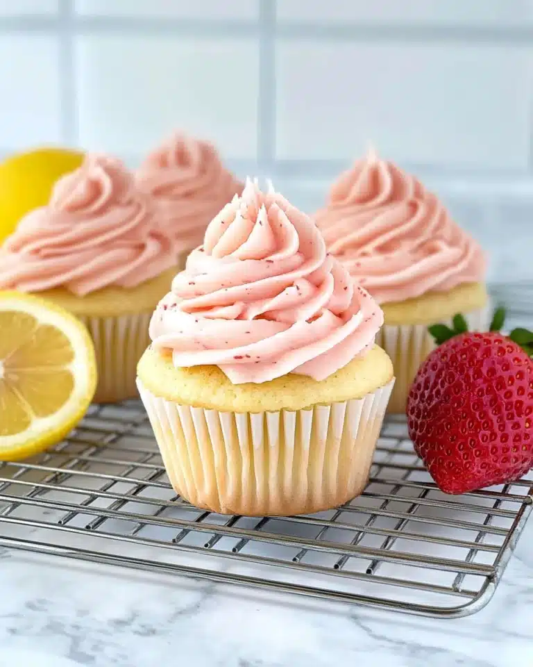 Strawberry Lemonade Cupcakes Recipe