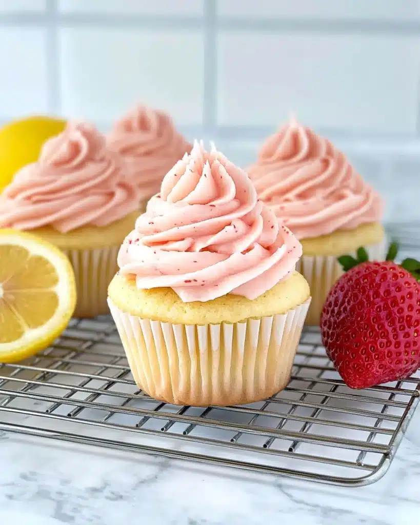 Strawberry Lemonade Cupcakes Recipe