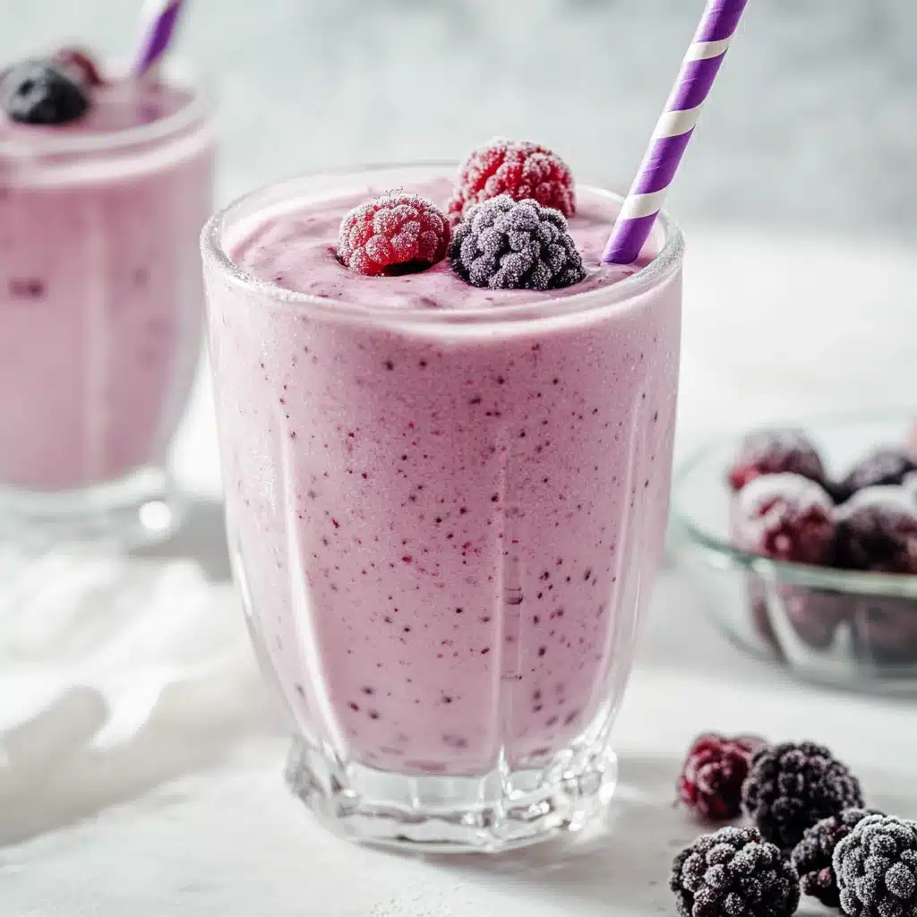 Mixed Berry Protein Power Smoothie Recipe - Recipe Image