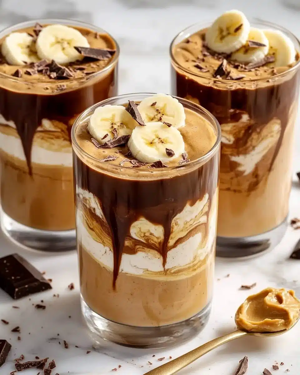 Chocolate Peanut Butter Banana Smoothie Recipe