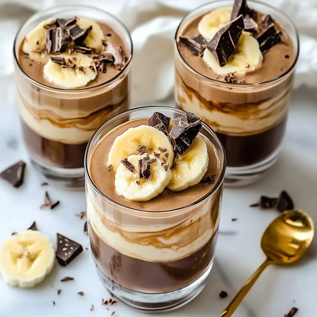 Chocolate Peanut Butter Banana Smoothie Recipe - Recipe Image