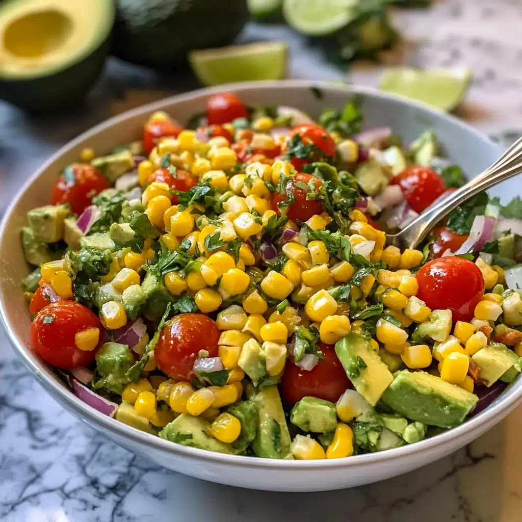 Summer Corn Salad with Avocado Recipe - Recipe Image