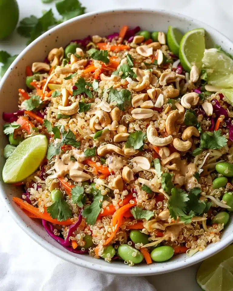 Thai Quinoa Crunch Salad Recipe