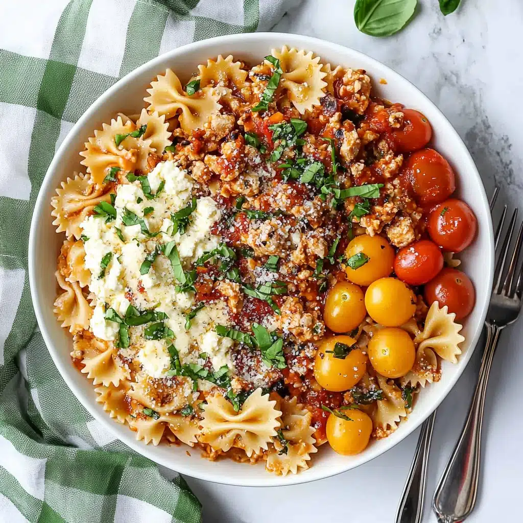Ground Chicken Caprese Recipe - Recipe Image