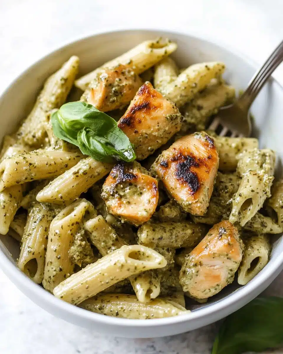 Creamy Chicken Pesto Pasta Recipe