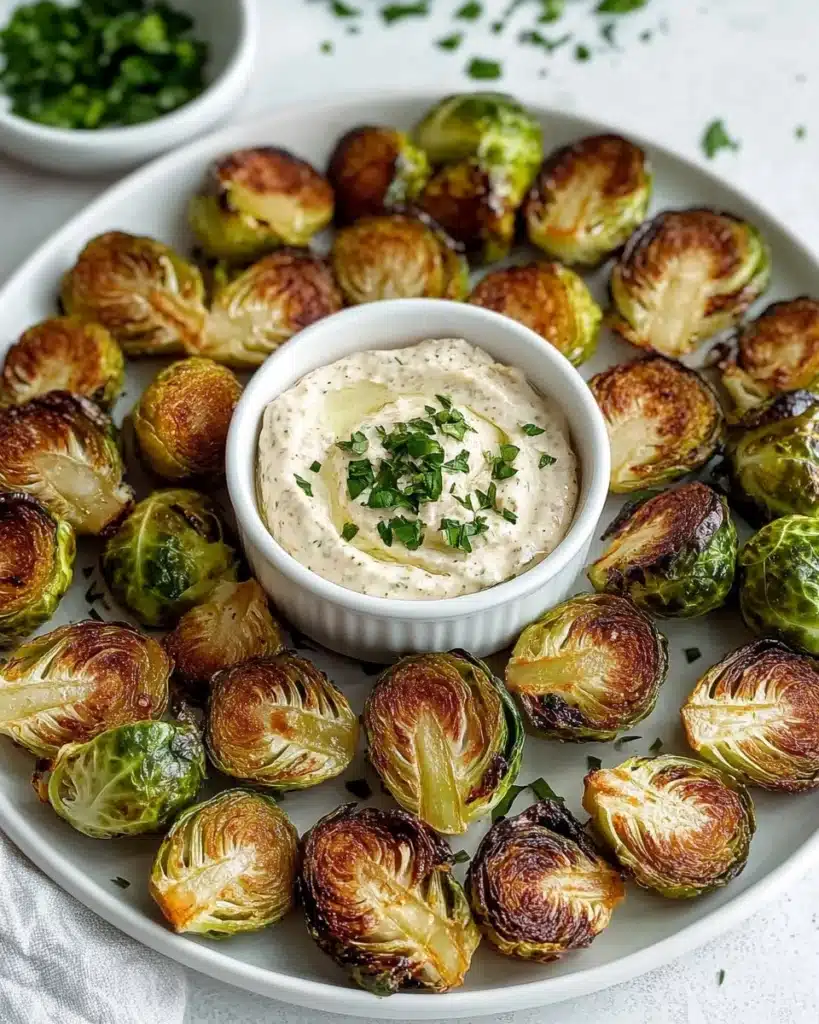 Crispy Brussel Sprouts With Dijon Aioli Recipe