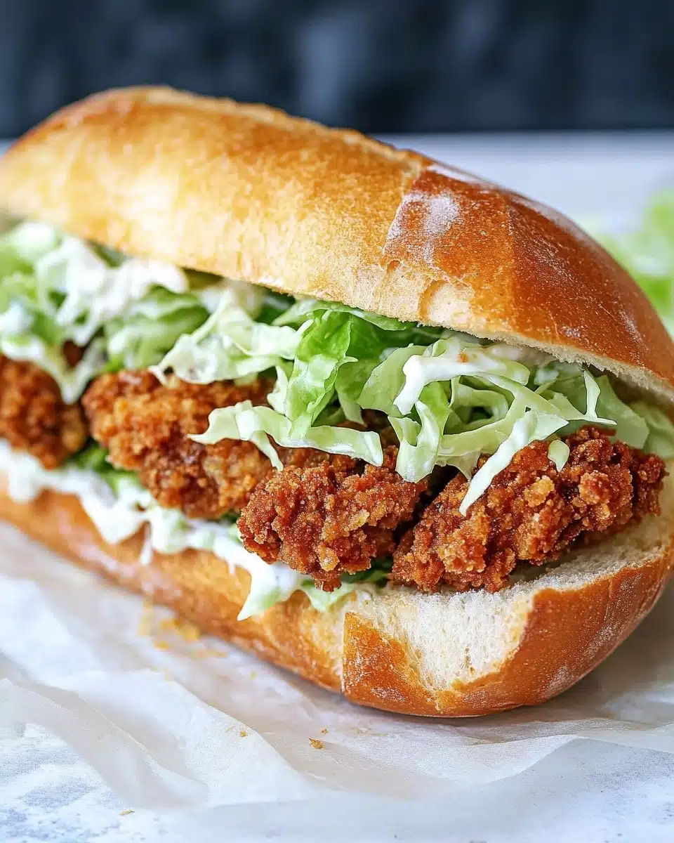 Crispy Chicken Caesar Sandwich Recipe
