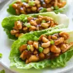 Cashew Chicken Lettuce Wraps Recipe