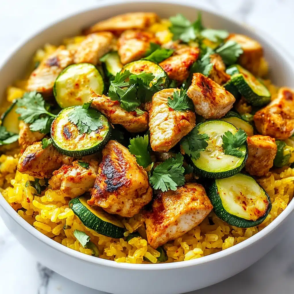 Easy Baked Chicken and Zucchini Recipe - Recipe Image