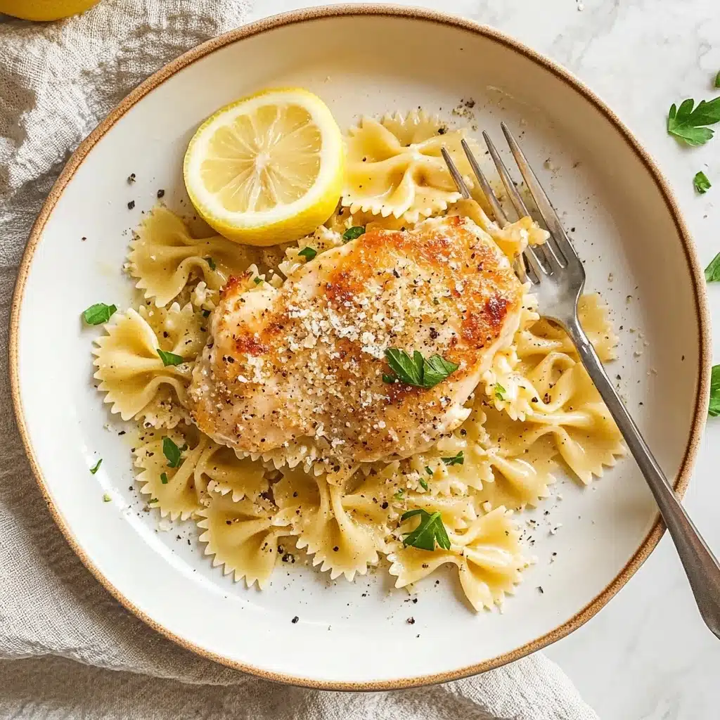 Lemon Chicken Pasta Recipe - Recipe Image